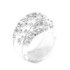 Cristaluna Usa Art In Acrylic Jewelry DIVA TRANSPARENT ACRYLIC 10035600 Acrylic Rings with Swarovski Elements