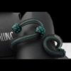 Cristaluna Usa Art In Acrylic Jewelry AVVOLTO BLACK ACRYLIC 40124045G Acrylic Bracelets with Swarovski Elements Swarovski © Elements SOLD UOT